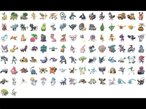 4 generacja pokemon.